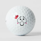 Balles De Golf Bonne émoticône (Recto)