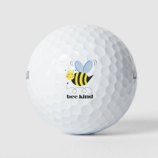 Balles De Golf Bonne princesse d'abeille avec couronne et slogan (Devant)