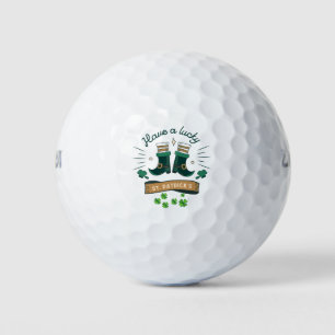 Balles De Golf Bonne Saint Patrick's Day ont un jour de chance
