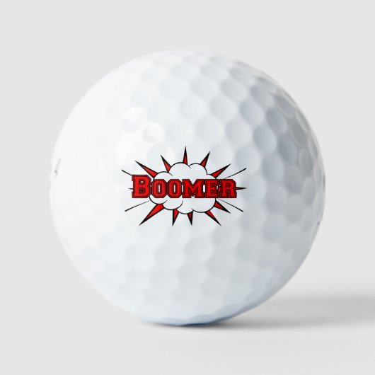 Balles De Golf Boomer (Devant)