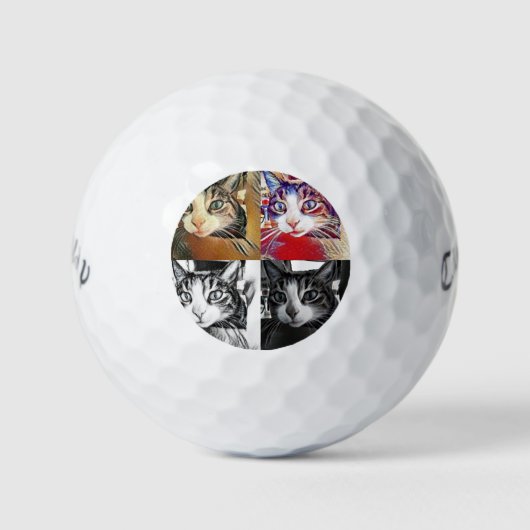 Balles De Golf Boo's Collage Golf Balls (Devant)