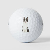 Balles De Golf Bordure Collie (Devant)