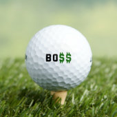 Balles De Golf Boss, Bo$$ (T-shirt Insitu)