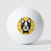 Balles De Golf Boston Terrier (Recto)