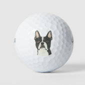 Balles De Golf Boston Terrier (Devant)