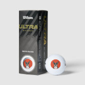 Balles De Golf Boston Terrier Pet Thème (Emballage)