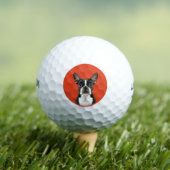 Balles De Golf Boston Terrier Pet Thème (T-shirt Insitu)