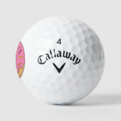 Balles De Golf Bouillie rose avec arroses (Logo)