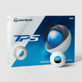 Balles De Golf Boule cool avec le nom bleu (Conditionnement)