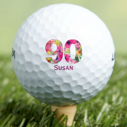 Balles De Golf Boule de golf 90 ans Boule de golf 90e anniversair