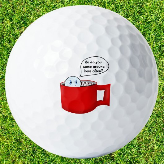 Balles De Golf Boule de golf au chocolat chaud avec Marshmallows