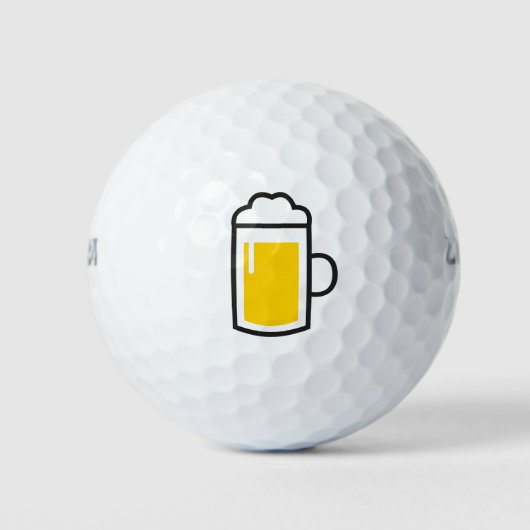 Balles De Golf Boule de golf avec bière (Devant)