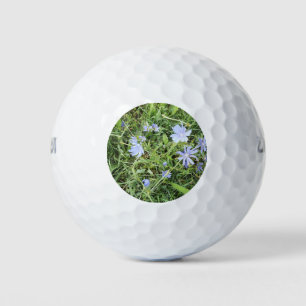 Balles De Golf Boule de golf avec photo fleur sauvage dessus.