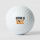 Balles De Golf Boule de golf cool de son nom (Recto)