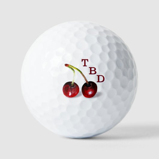 Balles De Golf Boule de golf de Cherries (Recto)