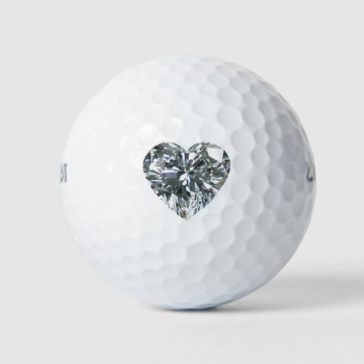 Balles De Golf Boule de golf Diamond Heart (Devant)