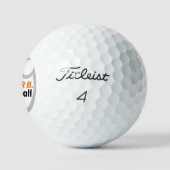 Balles De Golf Boule de golf Logo sportif moderne (Logo)