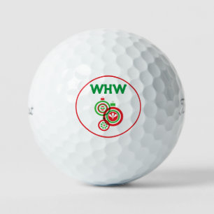 Balles De Golf Boule de golf Monogram Christmas Orament