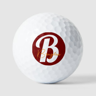 Balles De Golf Boule de golf Monogram personnalisée