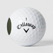 Balles De Golf Boule de golf Moss Green Texture - Impression pers (Logo)
