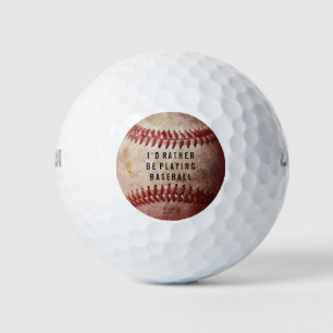 Balles De Golf Boule de golf personnalisée du fan de baseball