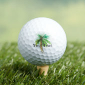Balles De Golf Boule de golf personnalisée Palm Tree (T-shirt Insitu)