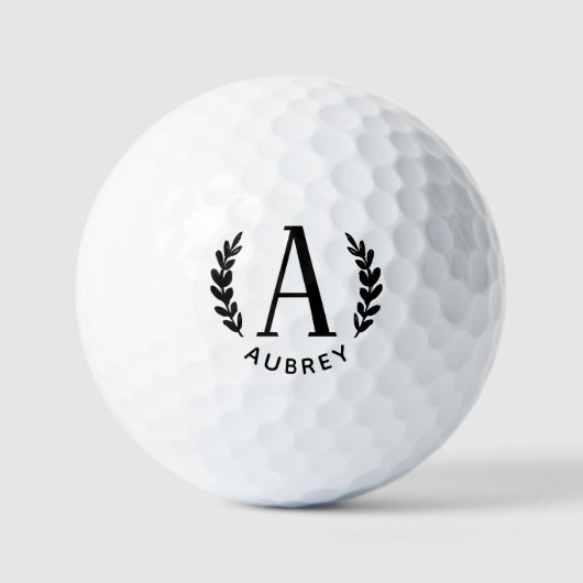 Balles De Golf Boule de golf Unisex Monogram (Recto)