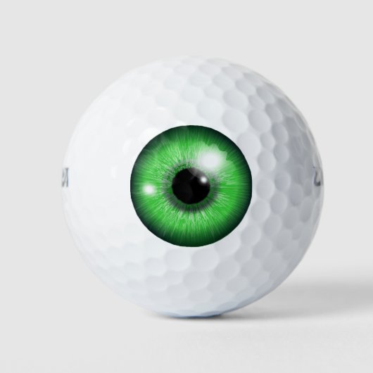 Balles De Golf Boule OEil Green Golf Balls (Devant)