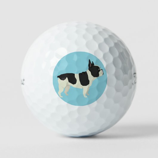 Balles De Golf Bouledogue Français (Recto)