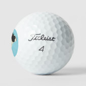Balles De Golf Bouledogue Français (Logo)