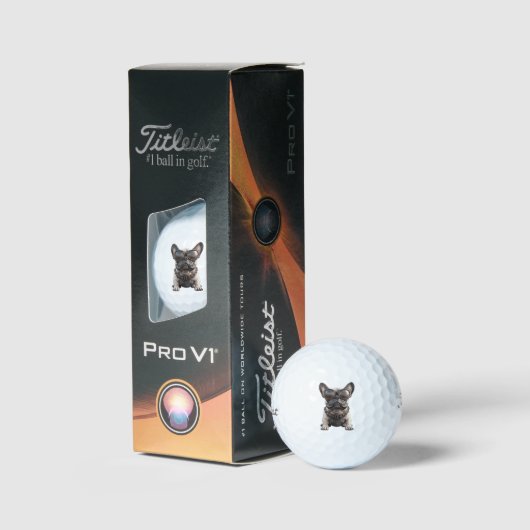 Balles De Golf Bouledogue Français (Conditionnement)