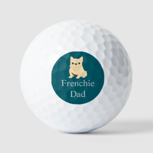 Balles De Golf Bouledogue Français Crème, Papa Frenchie