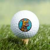 Balles De Golf Bouledogue français dans un design orné (T-shirt Insitu)