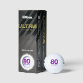 Balles De Golf Boules de golf 40e anniversaire moderne 80 initial (Emballage)