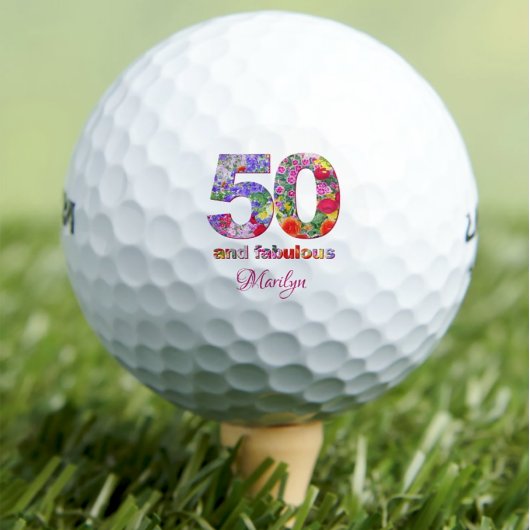 Balles De Golf Boules de golf 50 ans moderne et fabuleux