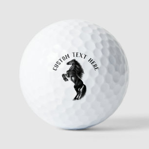 Balles De Golf Boules de golf à cheval avec texte personnalisé