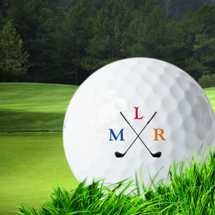Balles De Golf Boules de golf avec trois lettres initiales