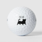 Balles De Golf Boules de golf Black Bull Monogramme (Devant)