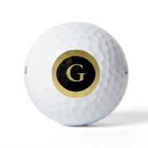 Boules de golf Black & Gold sur mesure