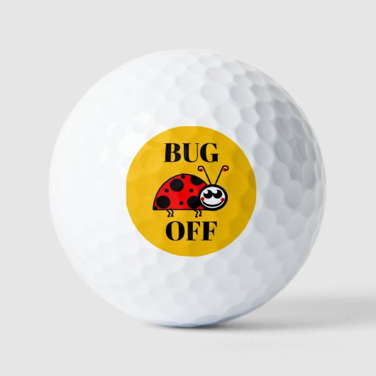 Balles De Golf Boules de golf Bug Off (Recto)