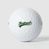Balles De Golf Boules de golf cadeau retraite (Devant)