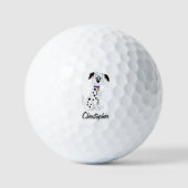 Balles De Golf Boules de golf Conception de Chien Dalmatien (Recto)