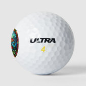 Balles De Golf Boules de golf d'art de champignons (Logo)