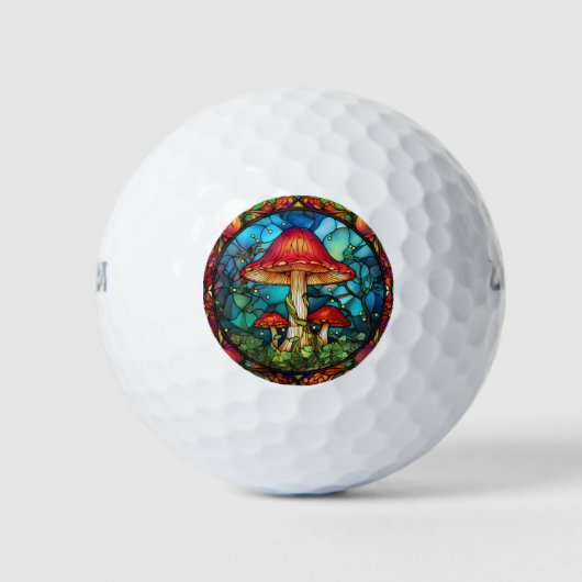 Balles De Golf Boules de golf d'art de champignons (Devant)