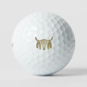 Balles De Golf Boules de golf de Buffalo Skull (Recto)