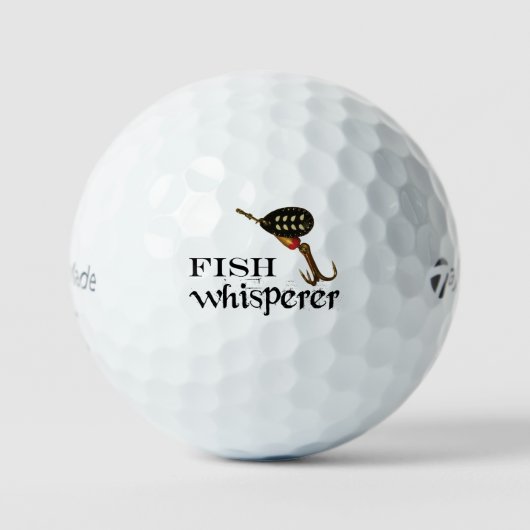 Balles De Golf Boules de golf de Fish Whisperer (Recto)