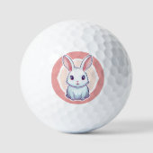 Balles De Golf boules de golf de lapin mignon (Recto)