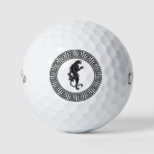 Balles De Golf Boules de golf de tatouage de Black Panther