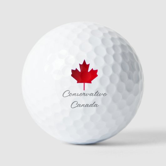 Balles De Golf Boules de golf du Canada conservateur (Recto)