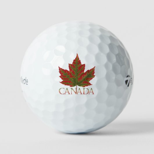 Balles De Golf Boules de golf du Canada personnalisées Cadeaux de (Recto)
